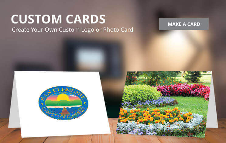 Custom Cards: Create Your Own Custom Logo or Photo Card